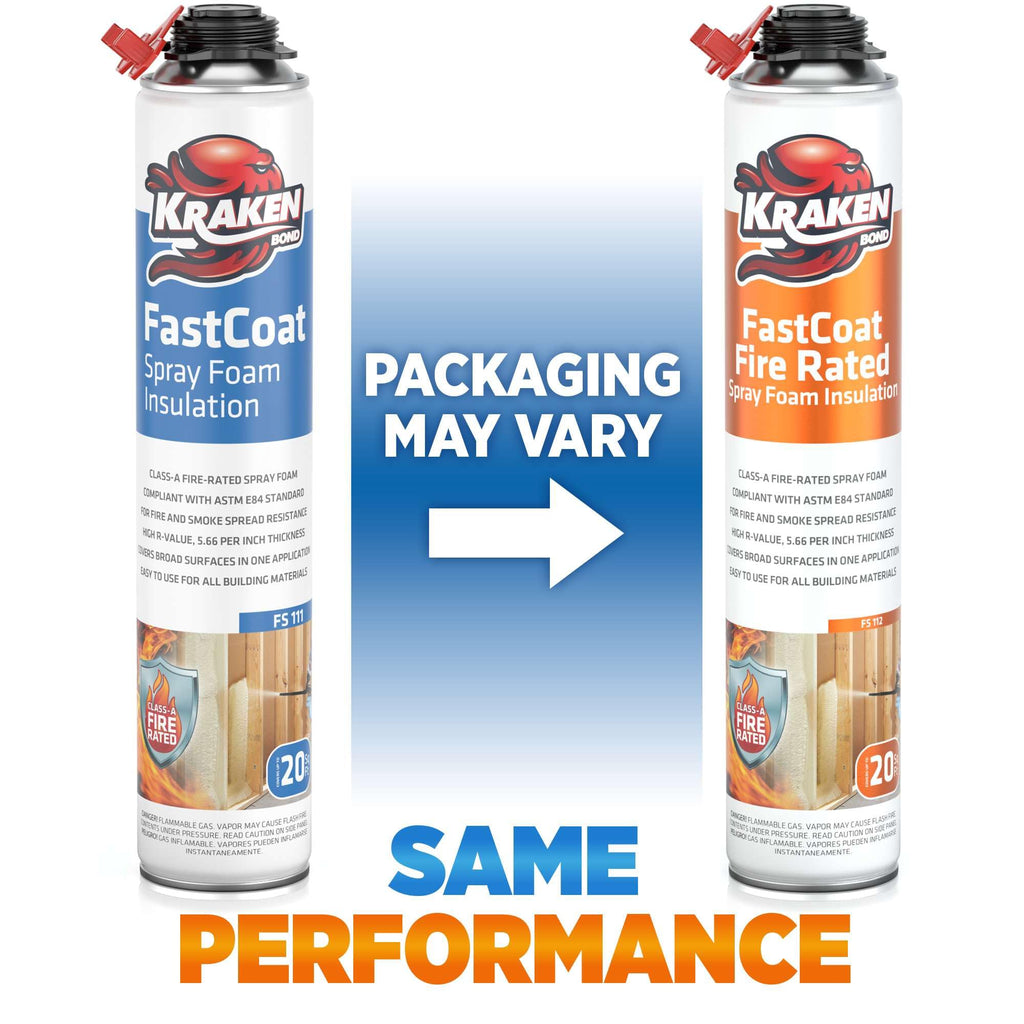 Fastcoat Fire Rated Spray Foam Insulation Kit Closed Cell in a Can 40 sq ft (2 Count)