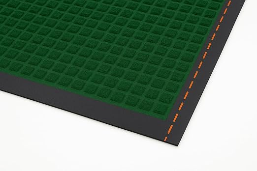 Guardian WaterGuard Indoor/Outdoor Wiper Scraper Floor Mat, Rubber/Nylon, 3'x10', Green