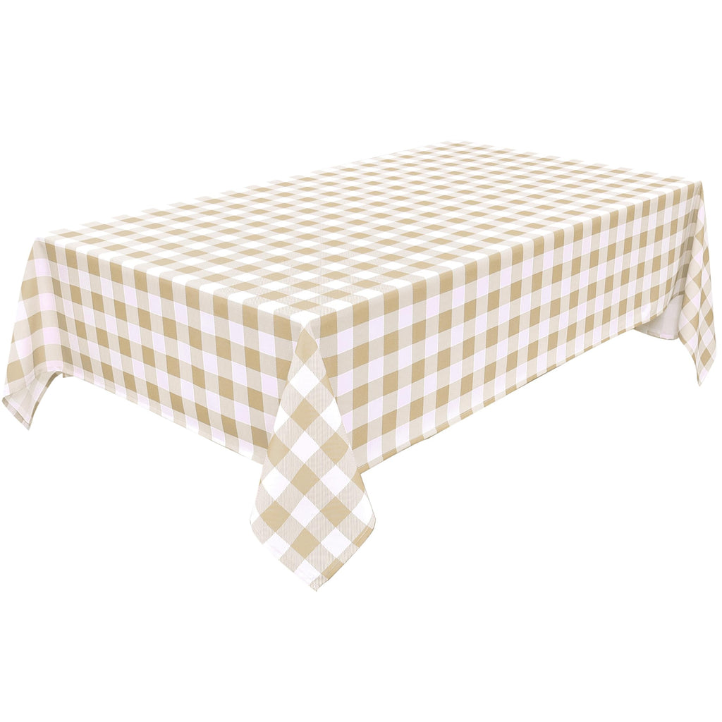 Waterproof Plaid Tablecloth Fabric