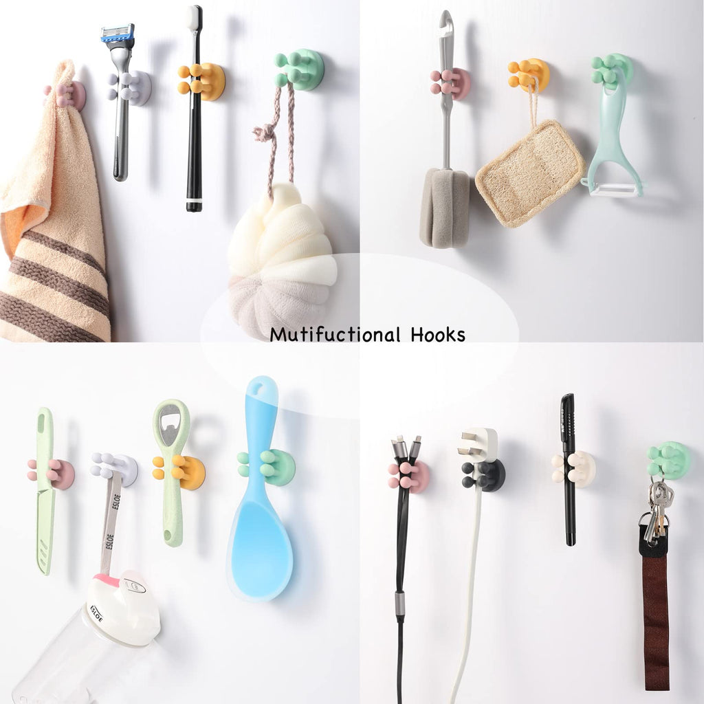 Razor Holder for Shower Hooks (4 Count)