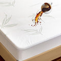 Full Size Mattress Protector Waterproof Mattress Pad Washable Bamboo Rayon Mattress Cover Breathable Noiseless Bed Protector 5"