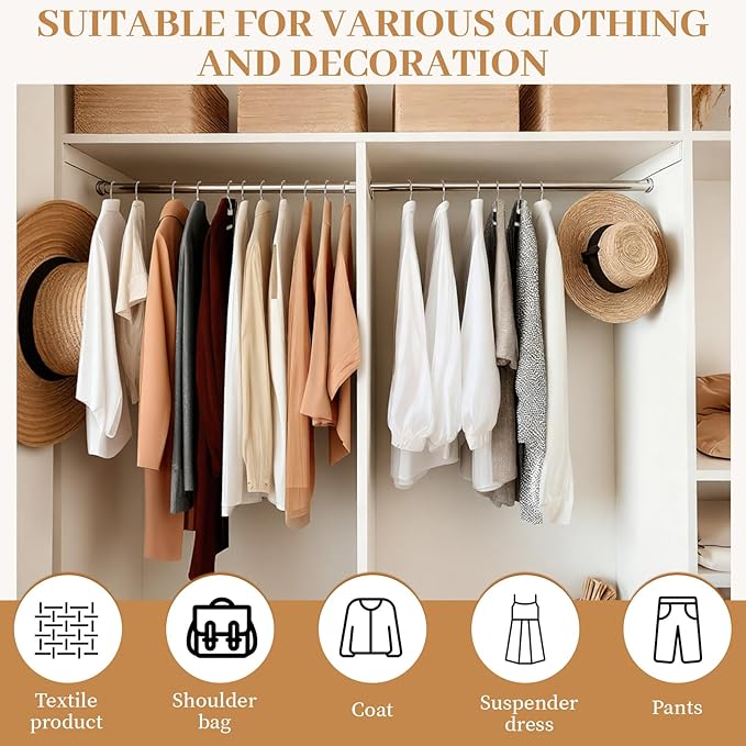 LemonRoad 36 Pack Short Neck Hangers, Upgraded Non-Slip Plastic Hangers Lifts Clothes 3" Higher, Space Saving 360 Swivel Hook for Closet Organizer, Shirts Jackets Dresses, Smooth (White)