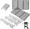 GS4 Spirit 2 Grill Parts for Weber Grill Parts Spirit II 200 SER, Replacement Parts for Weber GS4 Spirit 2 Flavorizer Bars/Flame Covers 7635 67045 68842, 67060 Heat Deflector & 7637 64815 Grill Grates