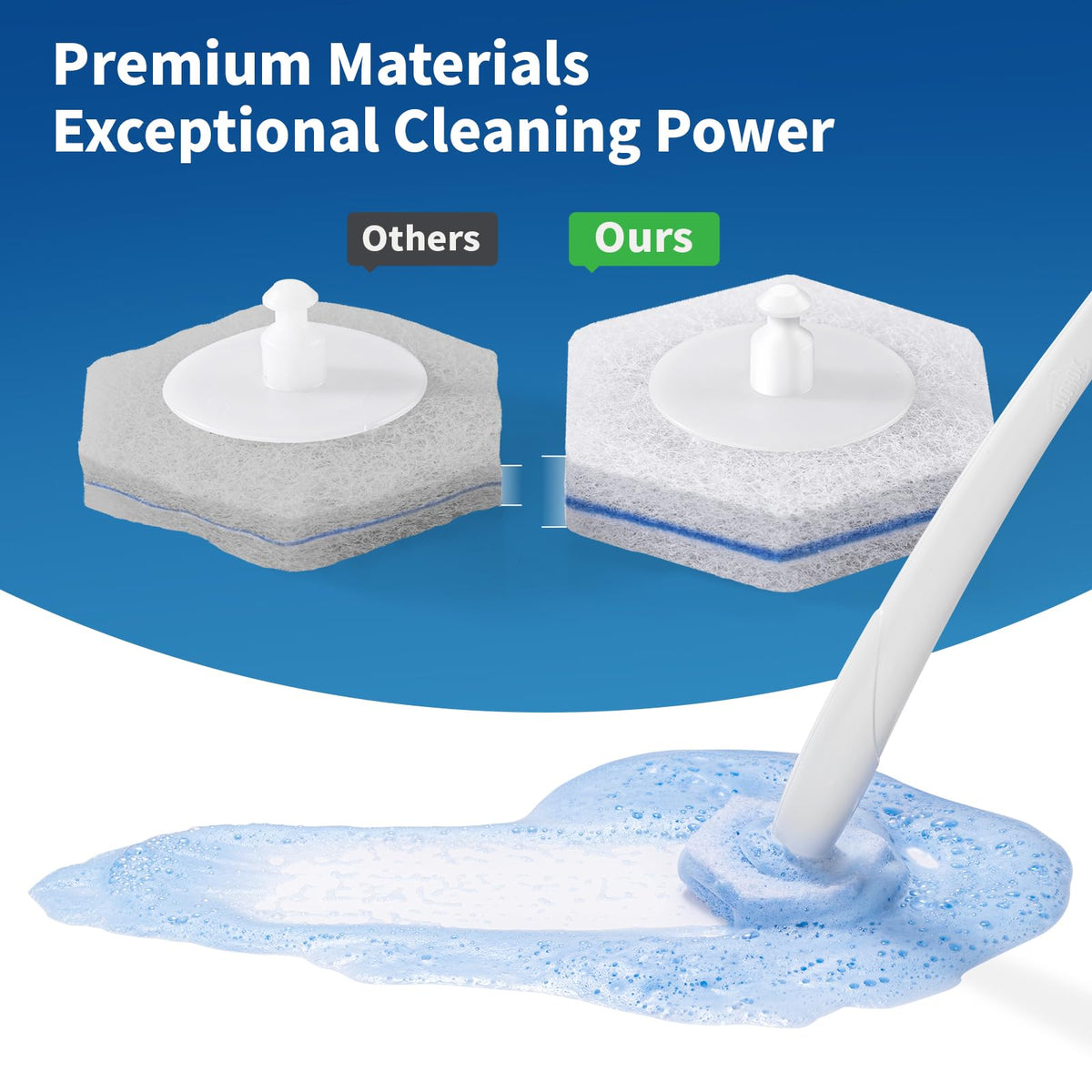 Compatible with Clorox Toilet Wand (60 Count)