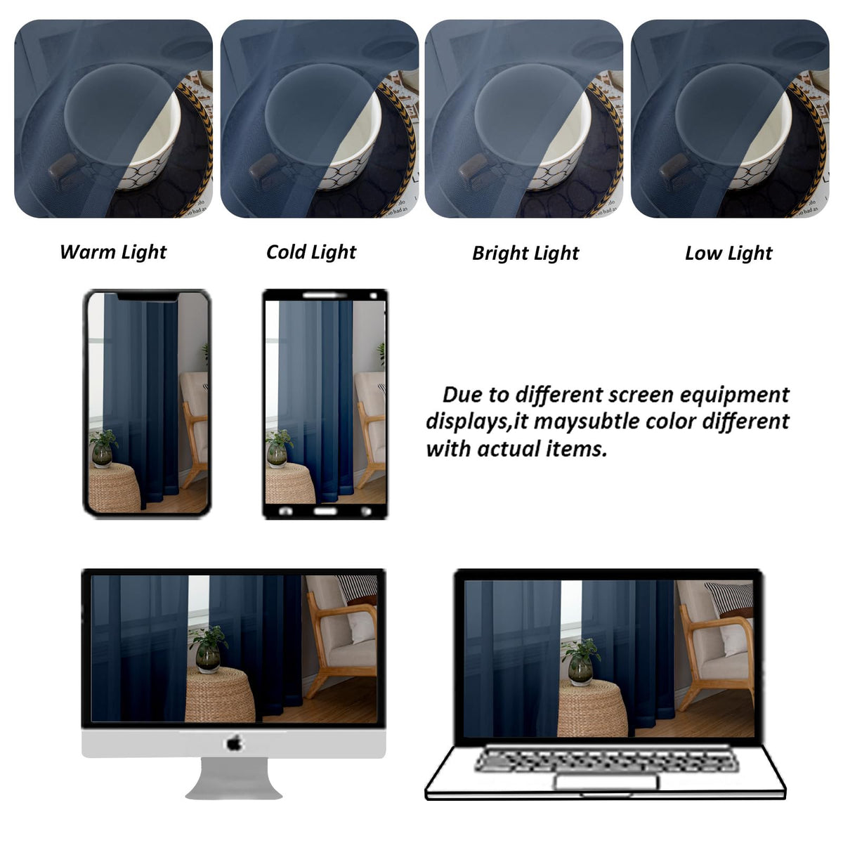 Sheer Valances for Windows 2 Pack (2 Count)