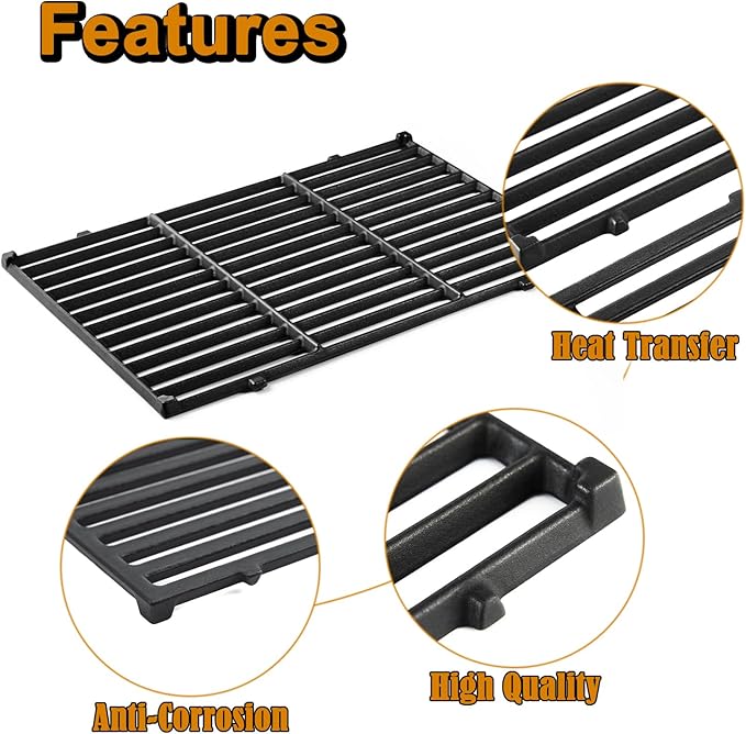 7620 7621 62783 Flavorizer Bars 65505 Heat Deflectors 7524 Grill Grates Genesis E-310 Grill Replacement Parts for Weber Genesis E310 E-330 S330 EP310 S-310 S-320 S310 EP330 330 E330 Grill Parts