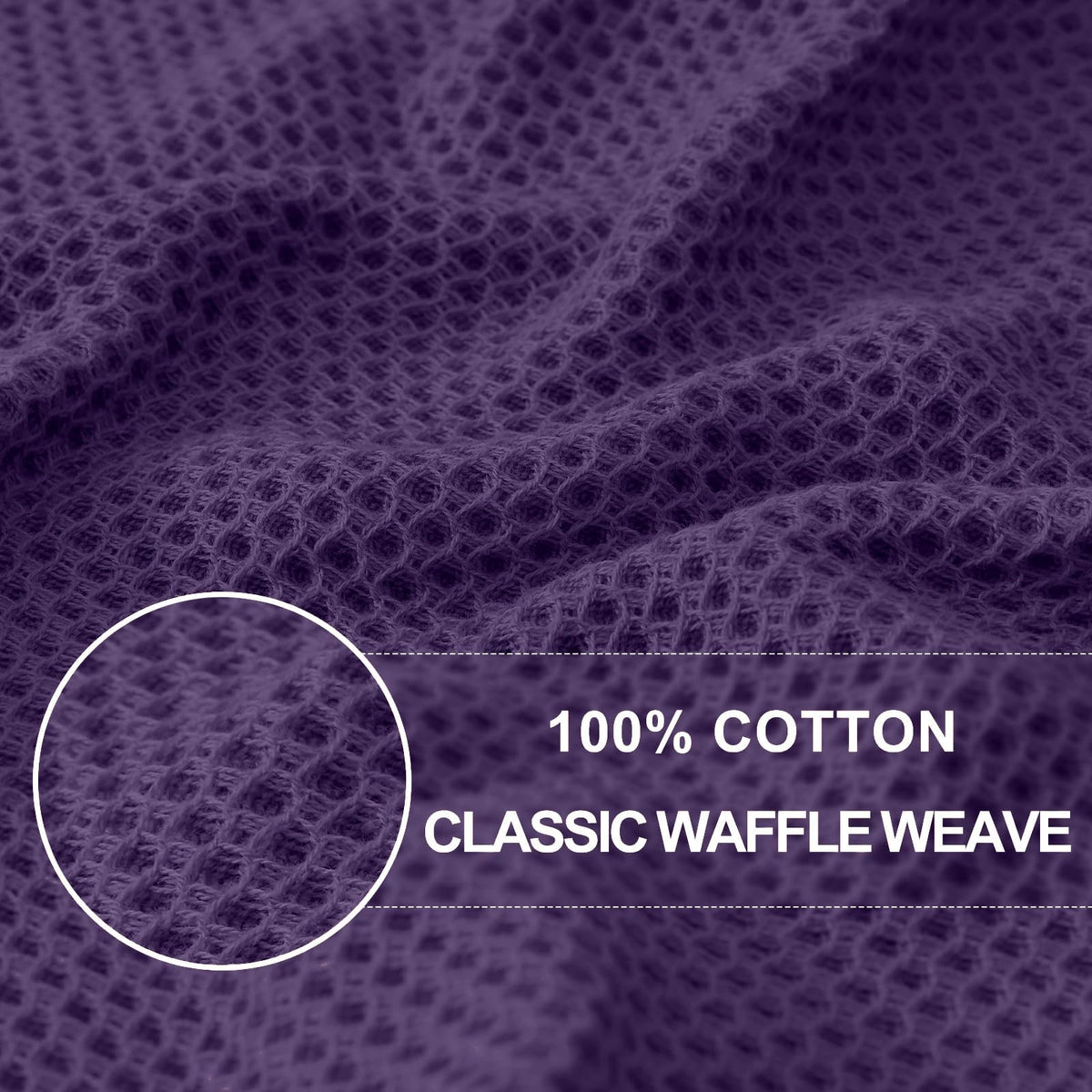 100% Cotton Waffle Weave Kitchen Dish Cloths 18 (18 Count)