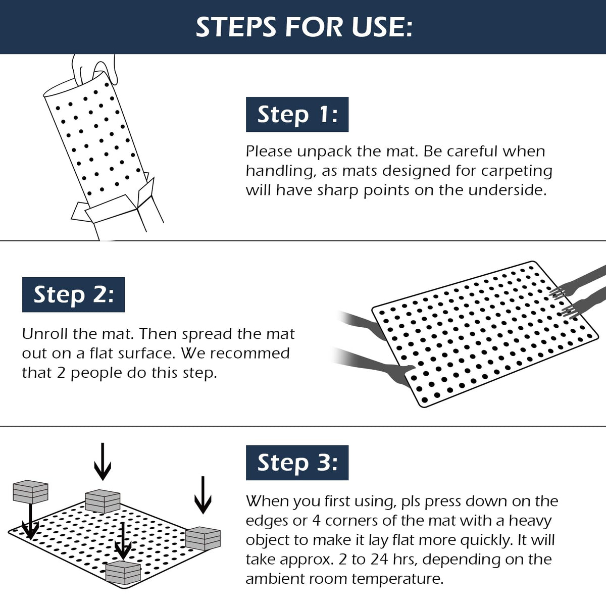 Clear Chair Mat for Carpet