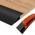Floor Transition Strip Door Threshold 78" Floor Transition Reducer Trim on The Edges Threshold Strip Self Adhesive Suitable for Doorways