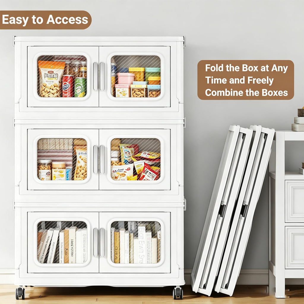 50 Qt Extra Large Stackable Storage Bin with Lids