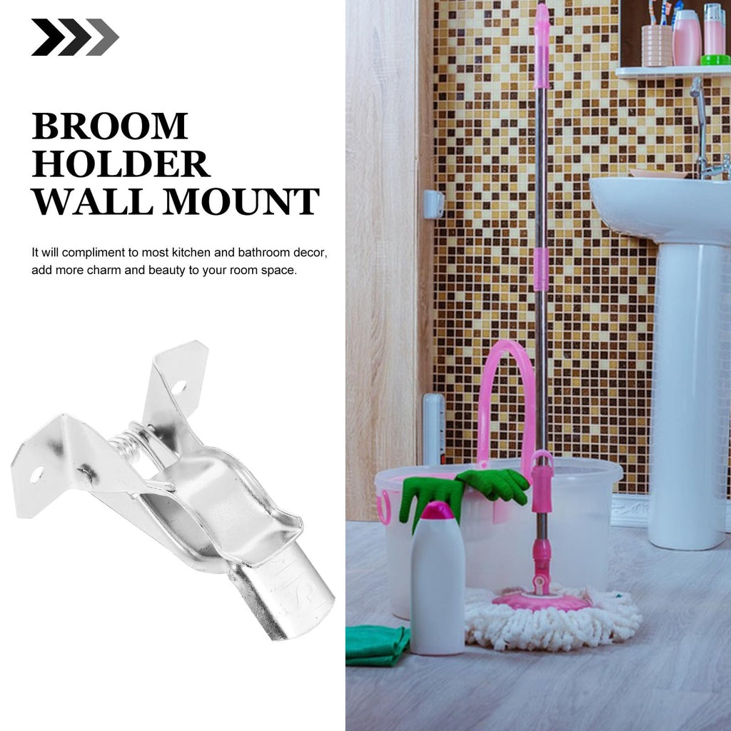 10pcs Wall Mount Broom and Mop Holder Set