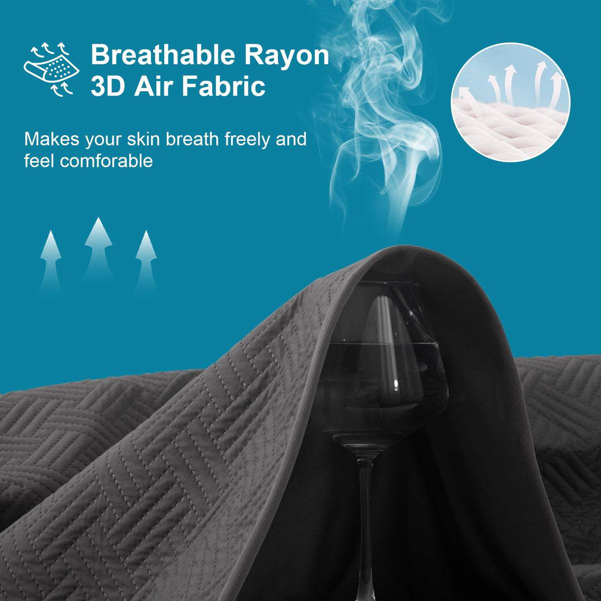 Waterproof Twin Size Mattress Protector with Deep Pockets