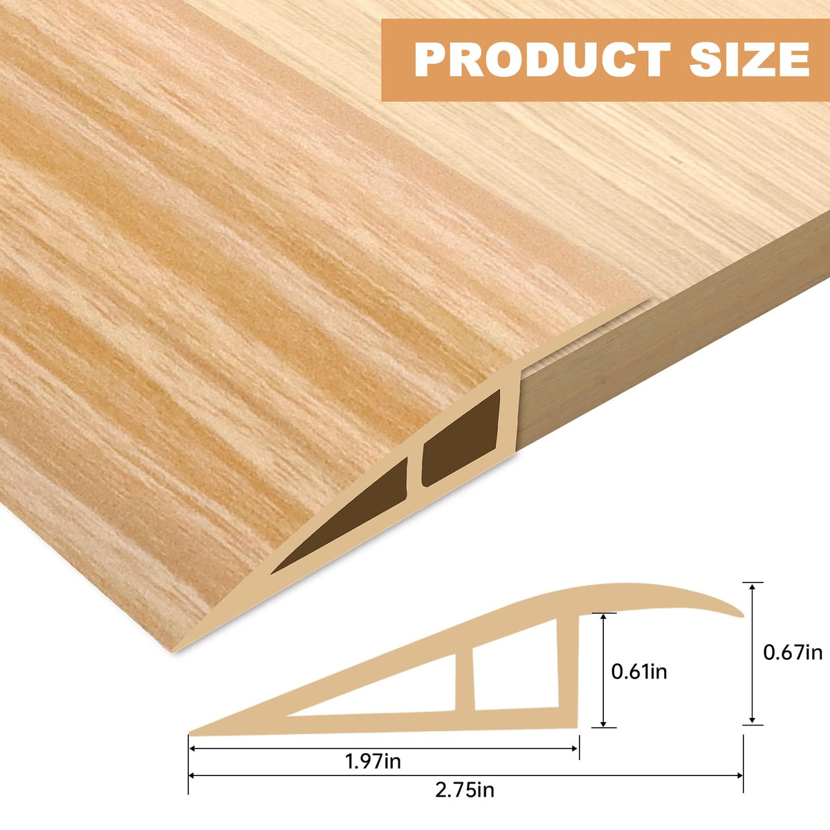 Vinyl Door Threshold Flooring Transition Strip Self Adhesive Carpet Edging Strip for Laminate Doorway Edge Threshold from 2