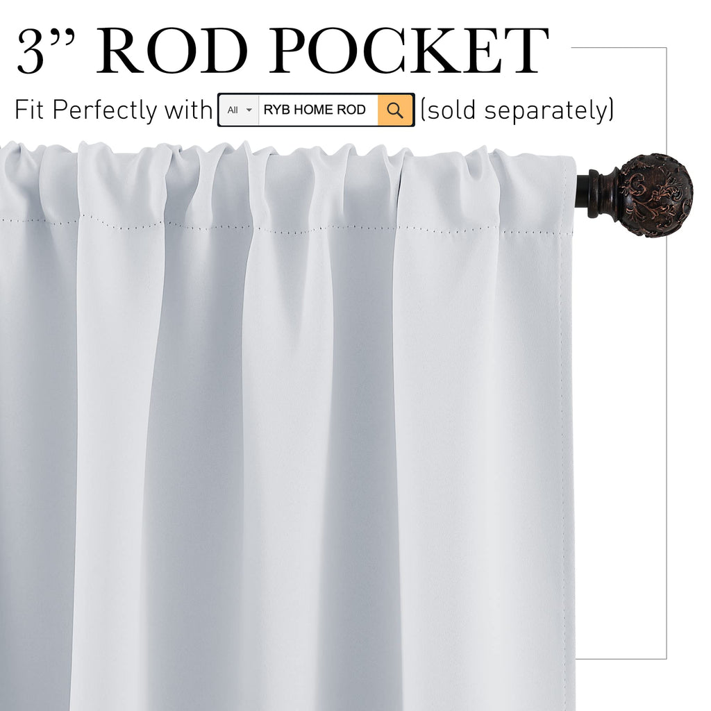 Kitchen Curtains Over Sink 36 inch Length for Cabinet