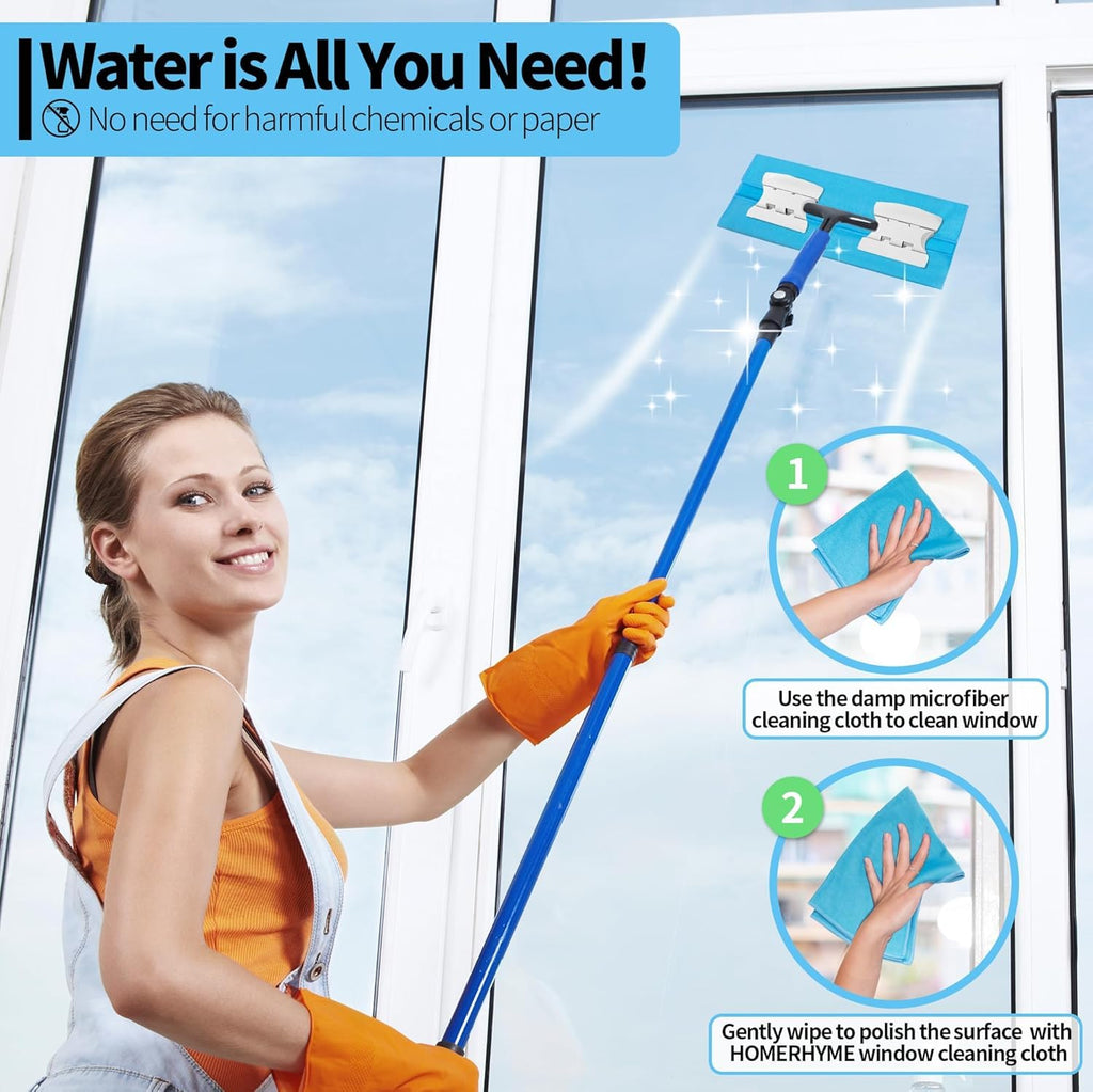 Microfiber Glass Cleaning Cloth (6 Count)