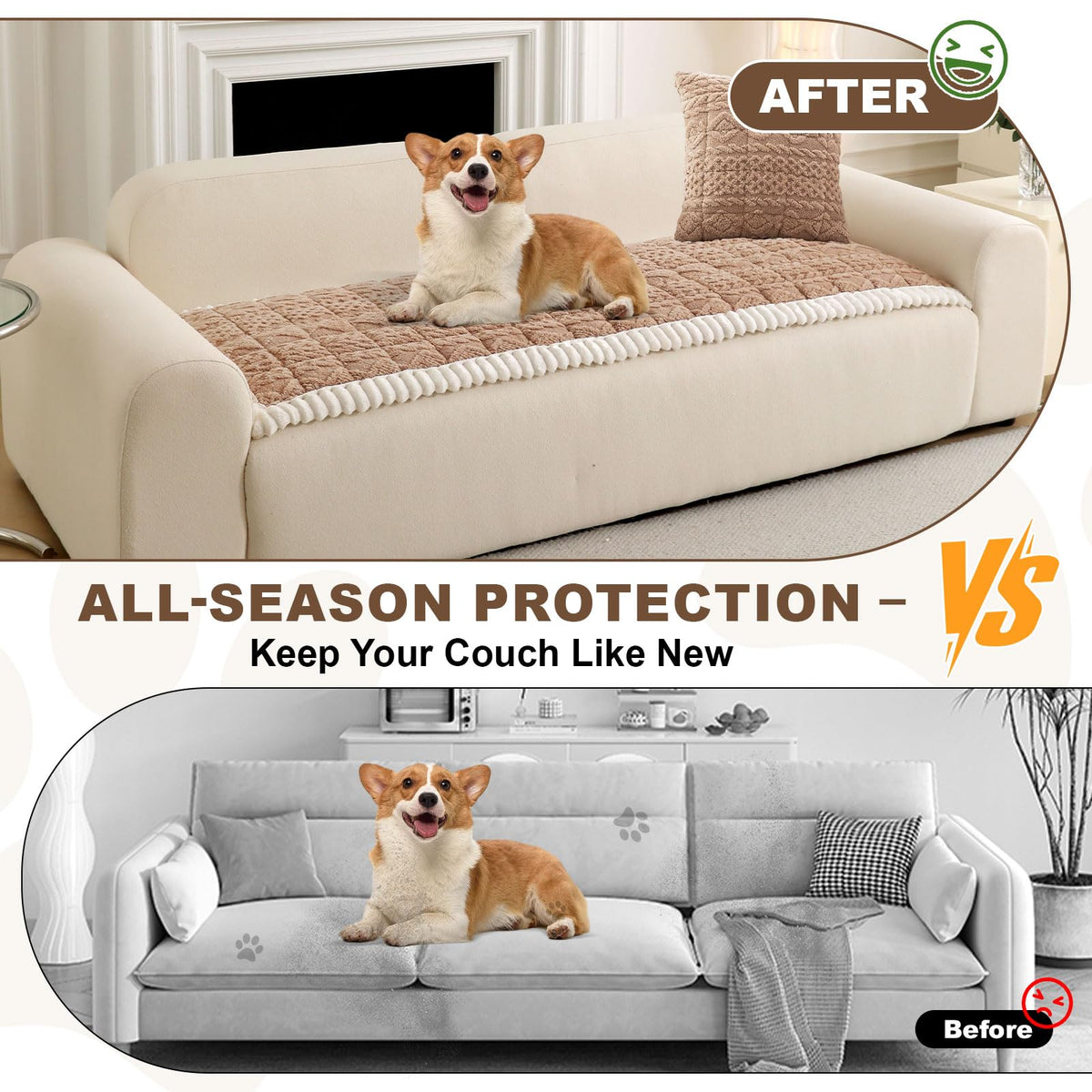 Couch Cover for Dogs Washable Pet Friendly (3 Ounce)