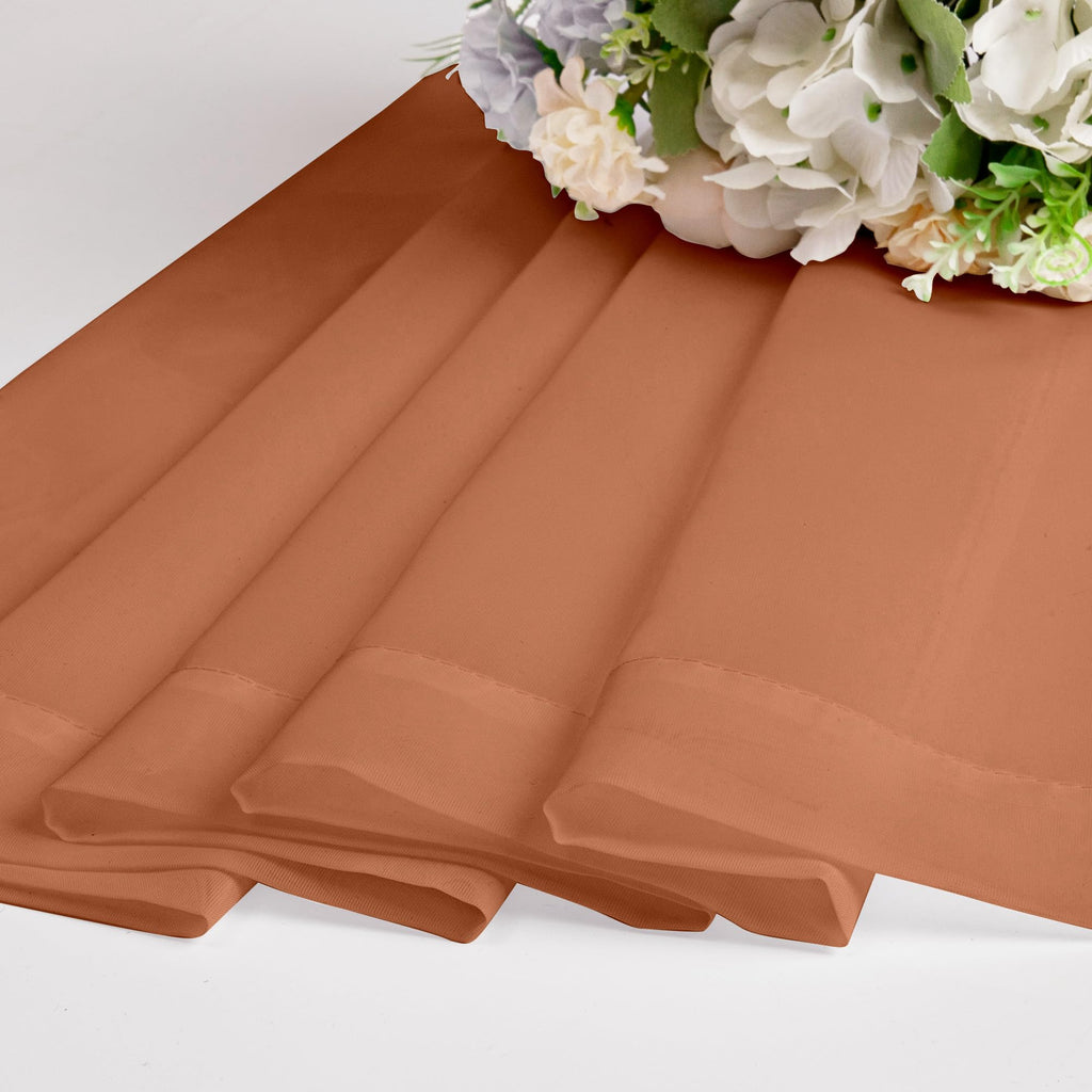 Orange Sheer Curtains 36 inch Length 2 Panels (2 Count)