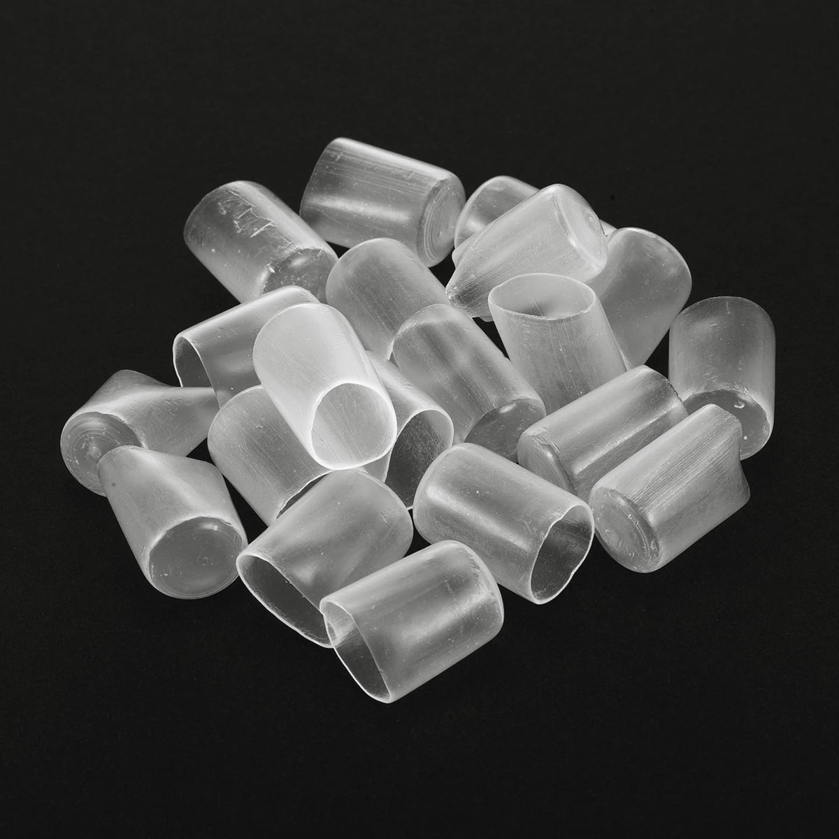 20pcs Rubber End Caps Protective Caps 13mm ID Vinyl PVC Round Tube Bolt Cap Cover Screw Thread Protectors