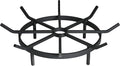 SteelFreak Wagon Wheel Firewood Grate for Fire Pit - Made in The USA (24 Inch)