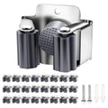 25 Pack Broom Holder Wall Mount