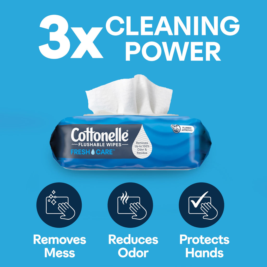 Fresh Feel Flushable Wipes (336 Count)