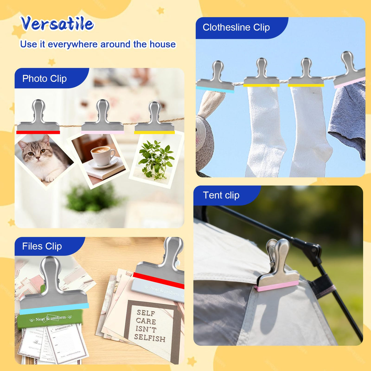 Magnetic Chip Clips (12 Count)