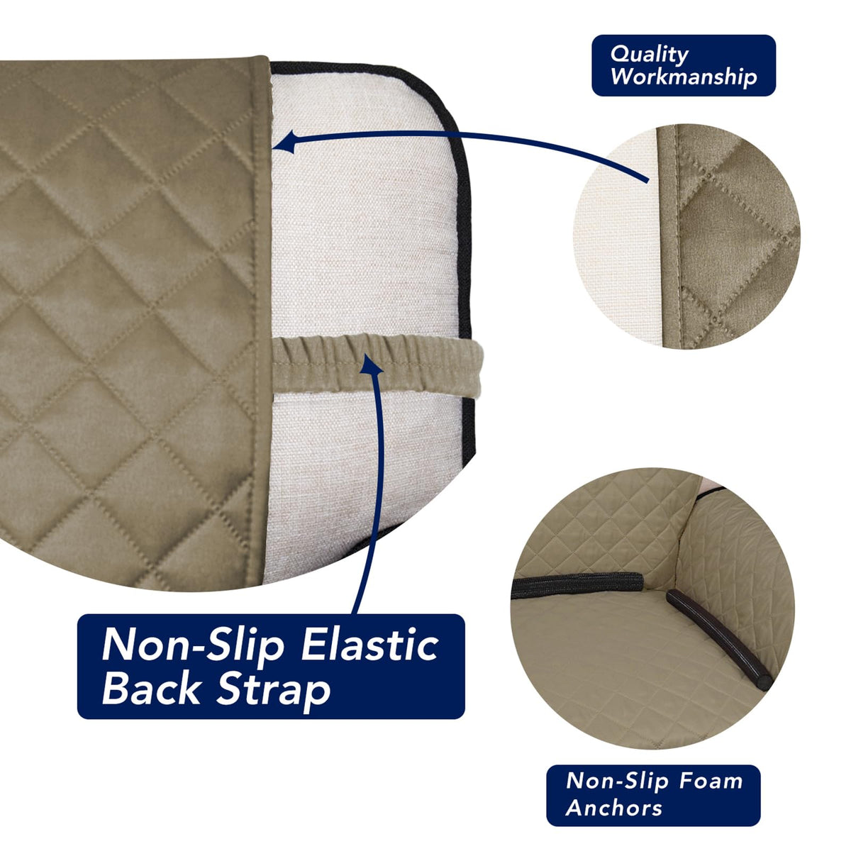 Reversible Quilted Sofa Cover Dog Couch Covers for Sofa