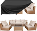 BALEINE Patio Furniture Covers, Outdoor Furniture Covers Waterproof, Heavy Duty Oxford Patio Table Cover for Outdoor Table, Chair, Sofa, Desk (Black 98"L×78"W×28"H)