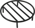 Sunnydaze Round Fire Pit Grate - Elevated Wood Grate for Fire Pit - Heavy-Duty Steel Log Grate for Outside - 12-Inch