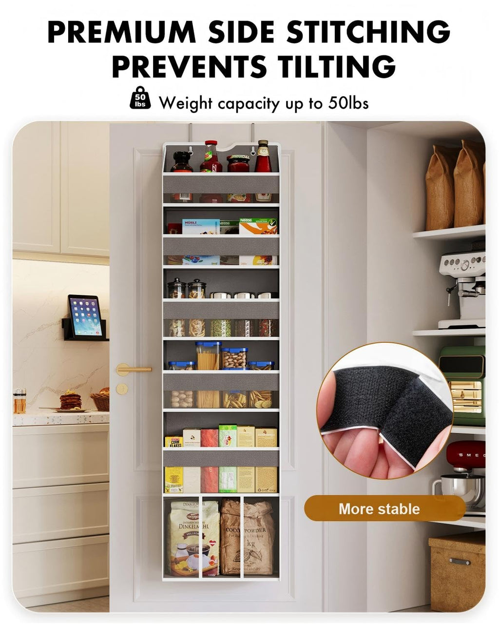 2 Pack Over The Door Organizer Hanging 6