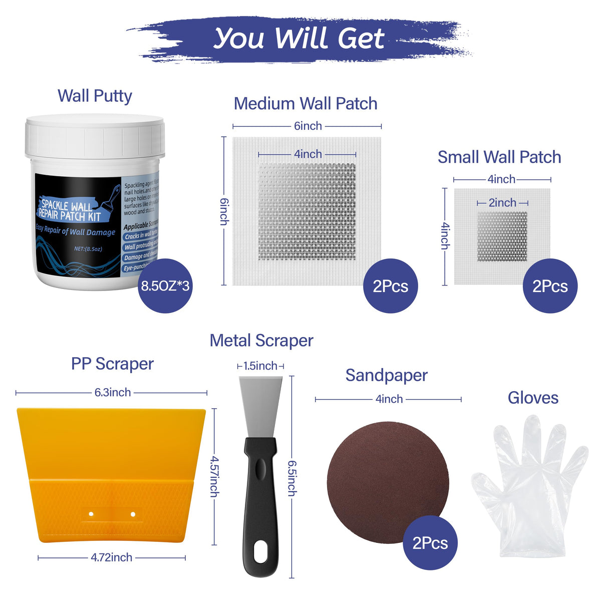 Drywall Repair Kit (8.4 Ounce)