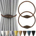 Magnetic Curtain Tiebacks Rope Decorative Holdbacks for Drapes Nieffeiy