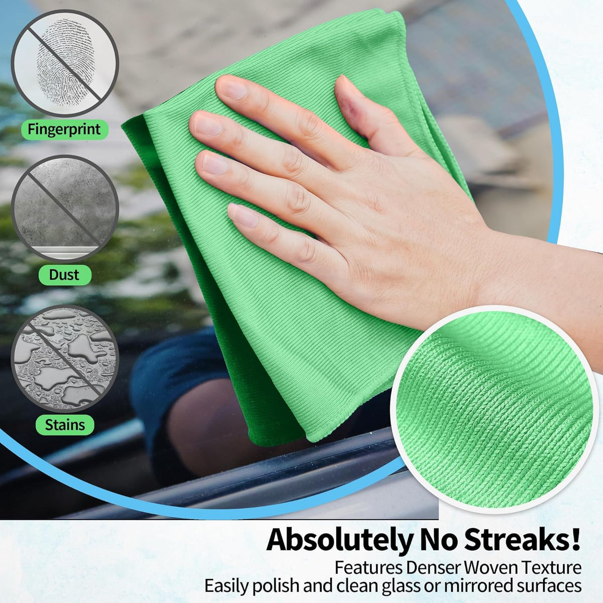 Microfiber Cleaning Cloth (6 Count)