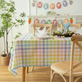 Classic Gingham Buffalo Easter Tablecloth Fabric