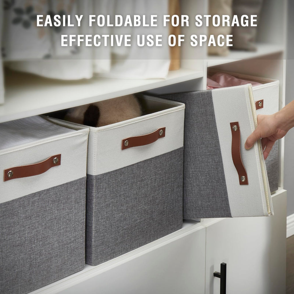 13x15x13 Storage Cube Bins (4 Count)
