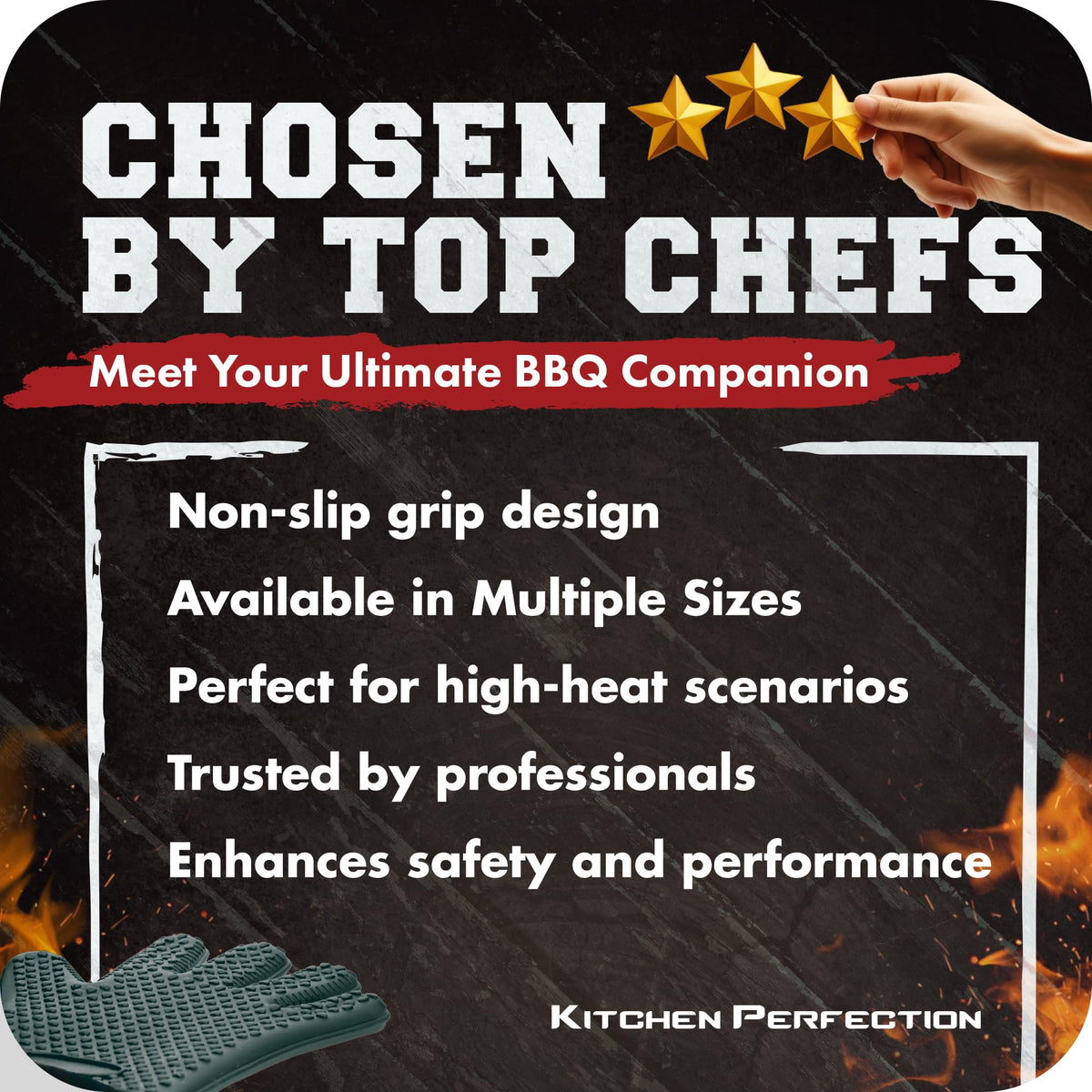 Silicone Smoker BBQ Gloves