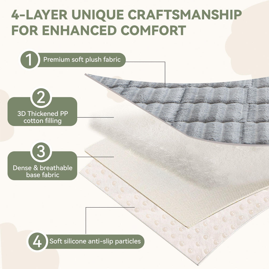 Dog Couch Cover Washable Non Slip Pet Friendly Sofa Couch Protector (4 Count)