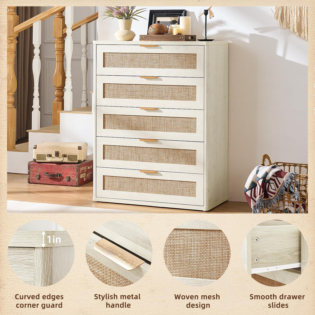 Rattan Dresser for Bedroom