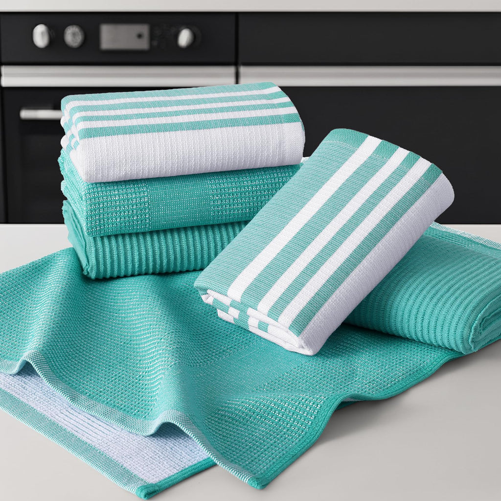 Cotton 380 GSM Premium Kitchen Towels (12 Count)