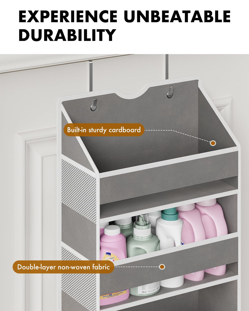 2 Pack Over The Door Organizer Hanging 6