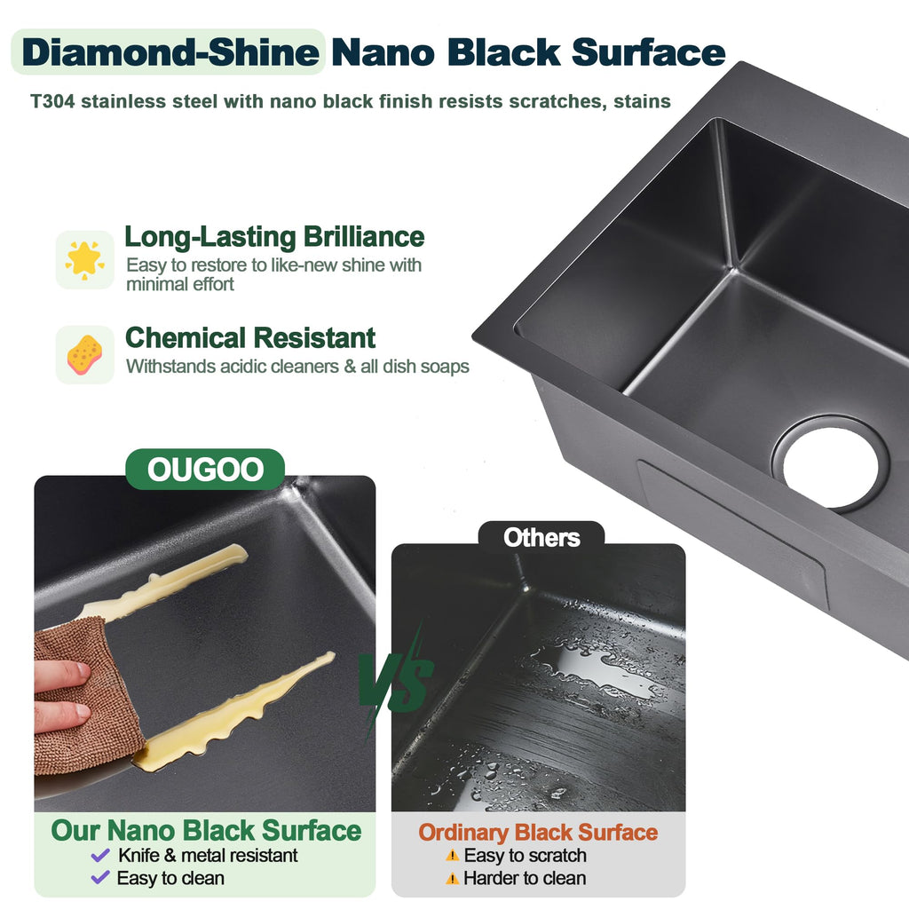 24x18x9 Inch Kitchen Sink