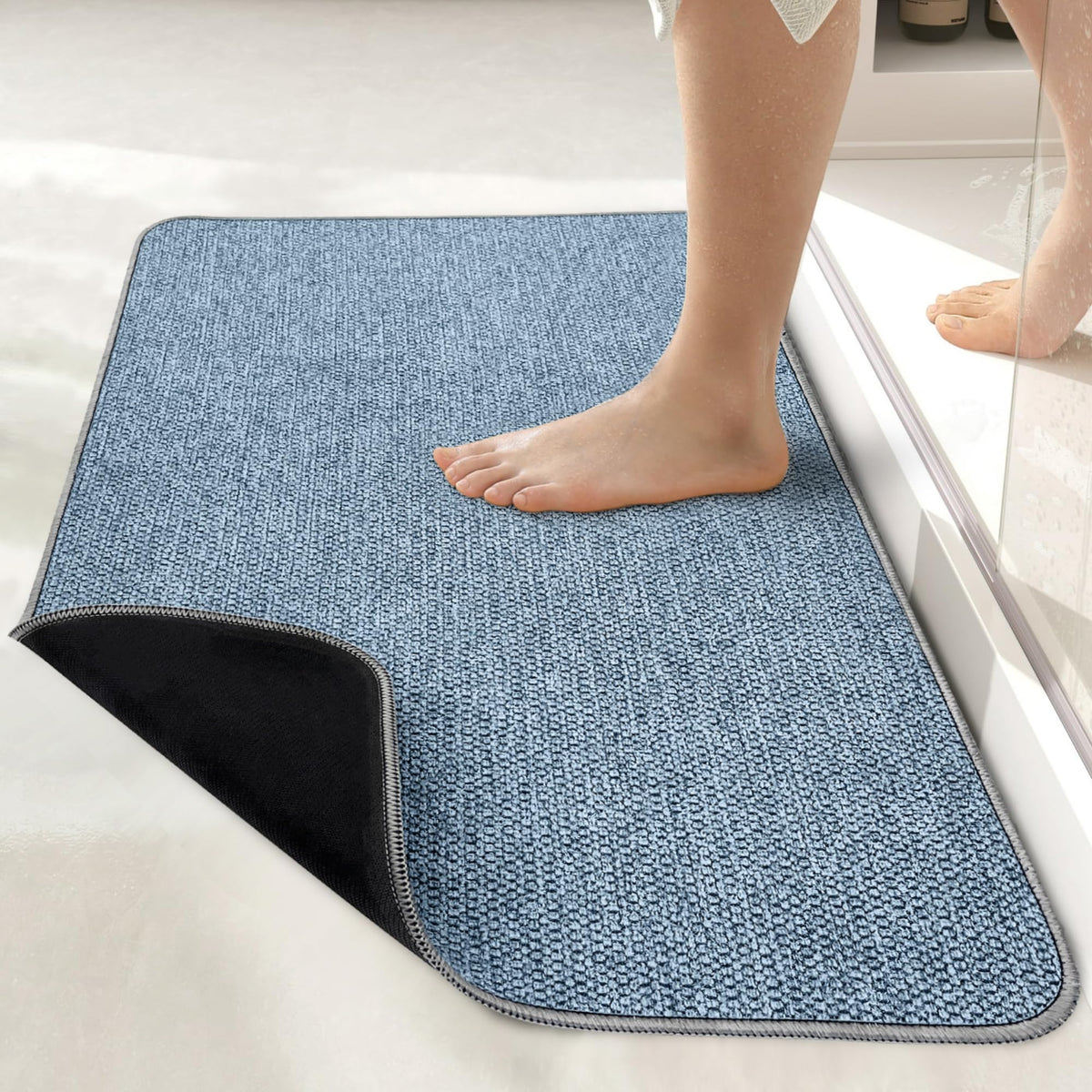 Bath Mat Ultra Thin Bathroom Runner Rugs