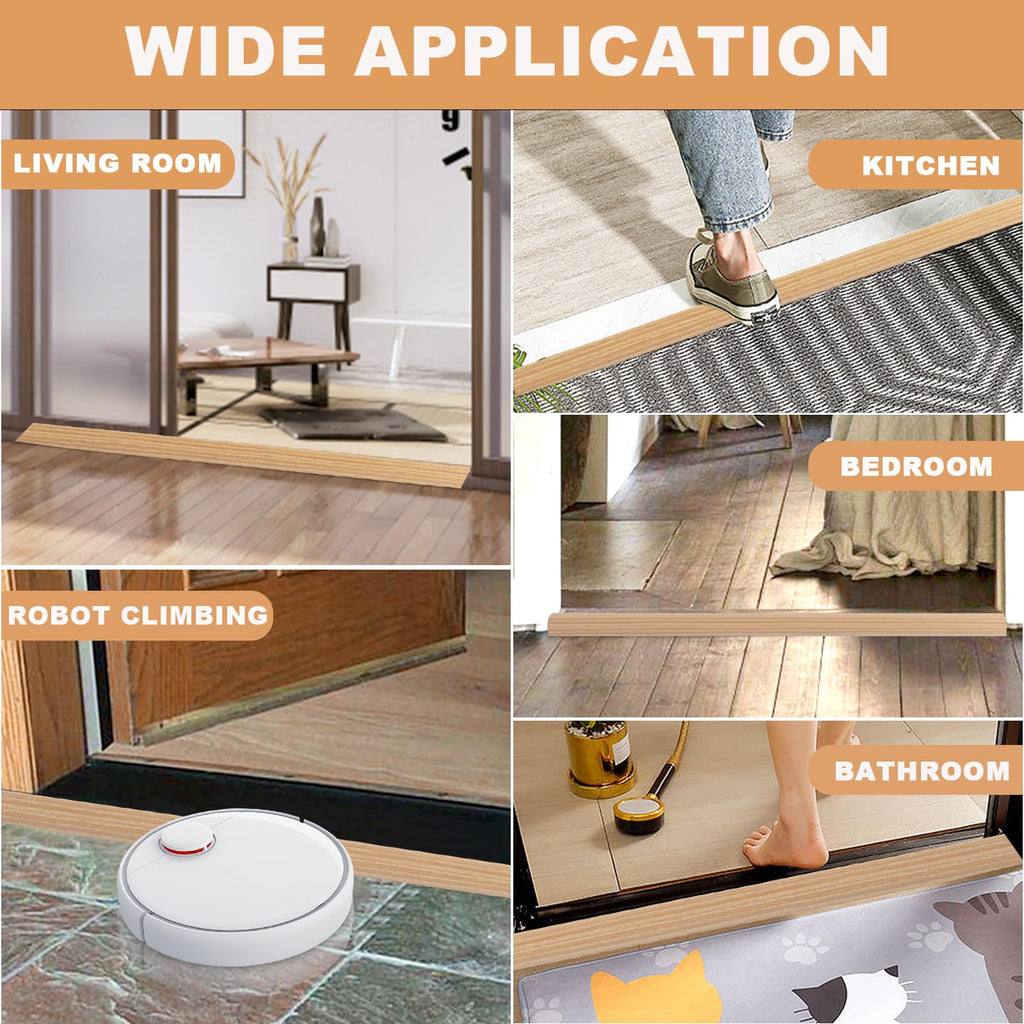Vinyl Door Threshold Flooring Transition Strip Self Adhesive Carpet Edging Strip for Laminate Doorway Edge Threshold from 2