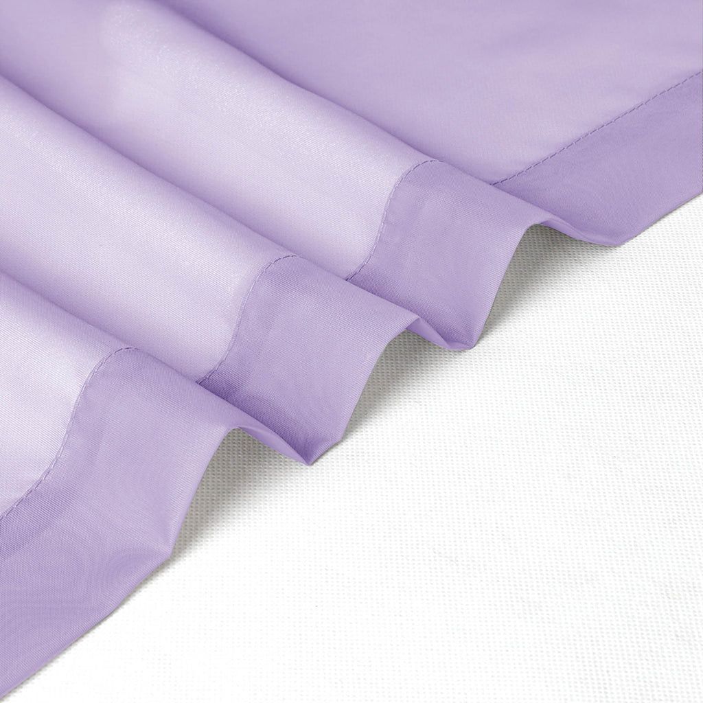 Lilac Sheer Curtains 30 inch Length 2 Panels (2 Count)