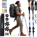 TrailBuddy Trekking Poles ??Lightweight 7075 Aluminum Hiking Poles for Women, Men & Seniors ??Collapsible Walking Sticks for Travel, Trails & Balance