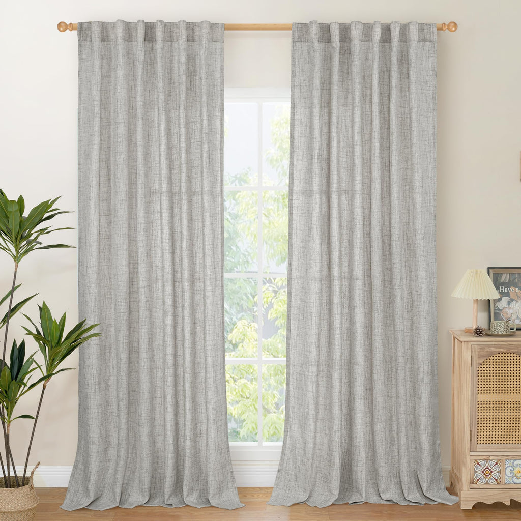 Dark Grey Curtains 52 X 84 Inch (2 Count)