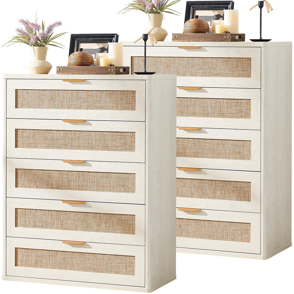Rattan Dresser for Bedroom Set 2
