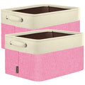 2 Pack Fabric Closet Storage Bins for Shelves (2 Count)