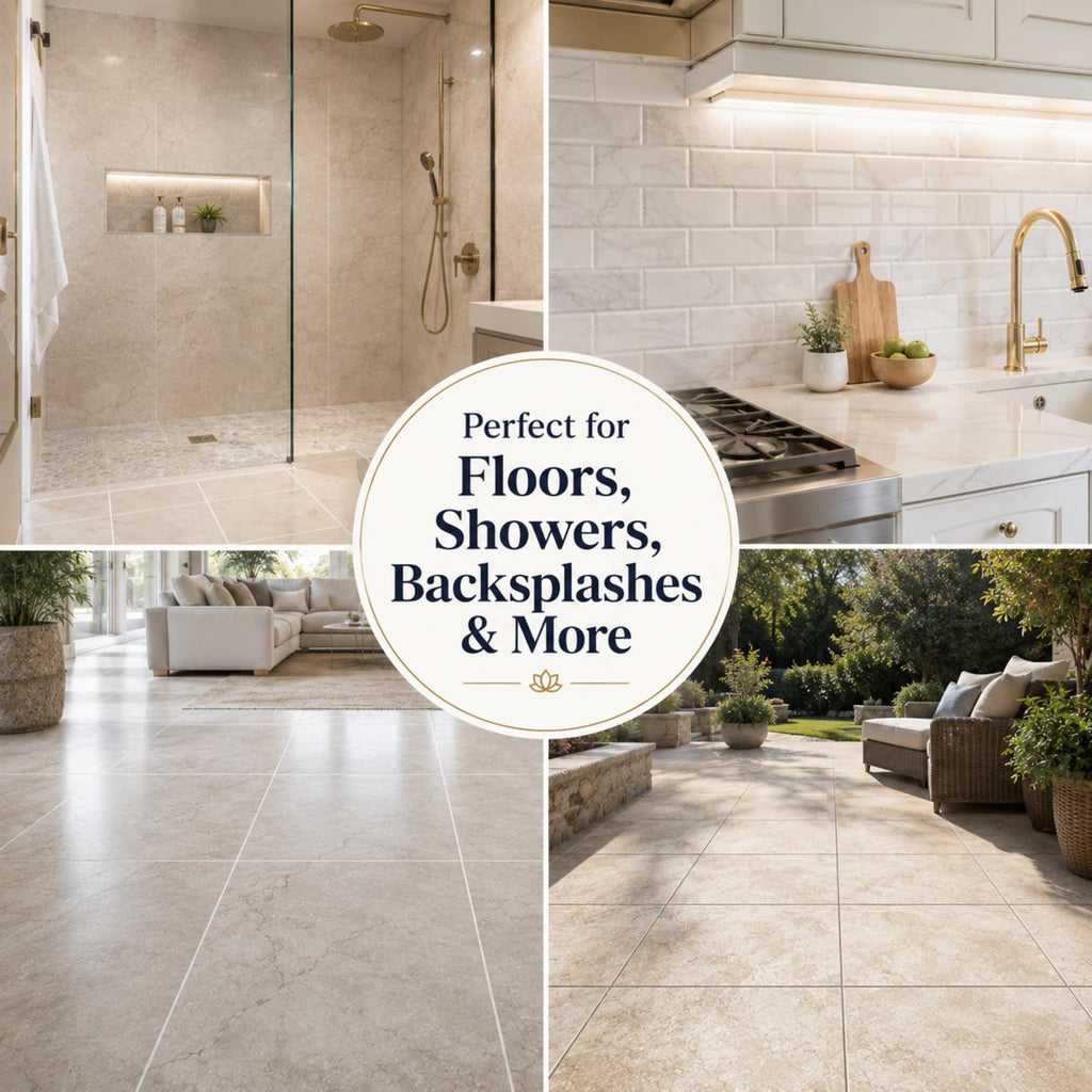 Natural Stone Grout Cleaner for tile floors (128 Fl Oz)