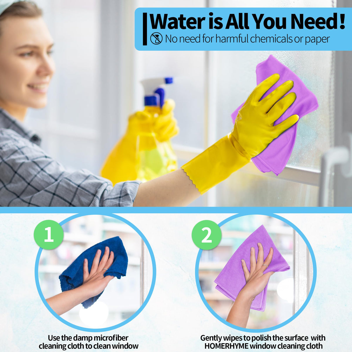 Microfiber Cleaning Cloth (10 Count)
